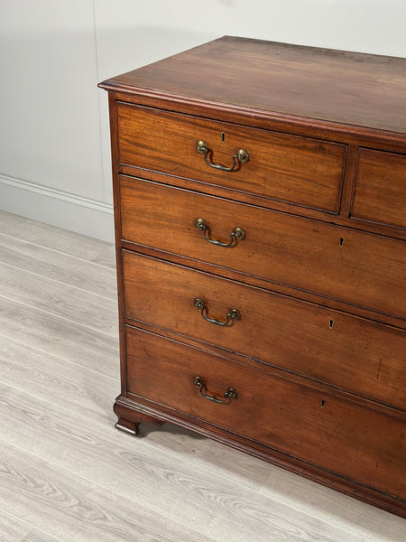 Large Georgian Mahogany Chest Of Drawers