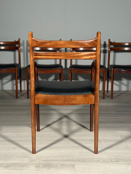 Set Of 6 Rosewood Dining Chairs By McIntosh
