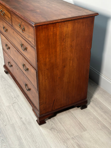 Large Georgian Mahogany Chest Of Drawers