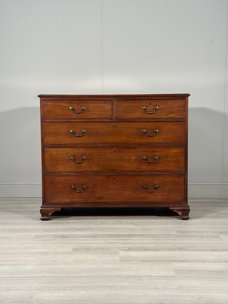 Large Georgian Mahogany Chest Of Drawers