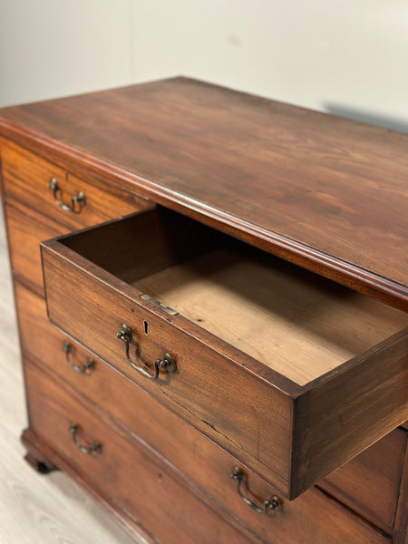 Large Georgian Mahogany Chest Of Drawers