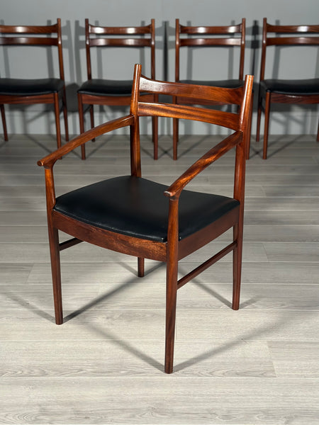 Set Of 6 Rosewood Dining Chairs By McIntosh