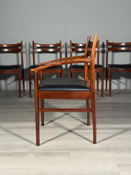 Set Of 6 Rosewood Dining Chairs By McIntosh