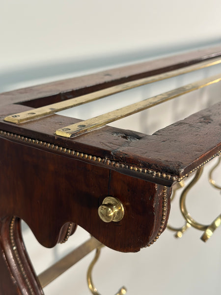 Large 19th Century Wall Mounted Coat Rack