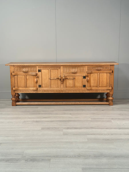 Rupert Griffiths Arts & Crafts English Oak long Sideboard