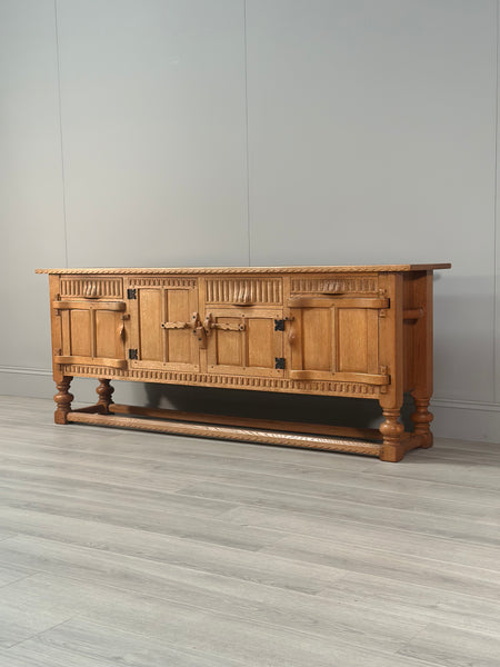 Rupert Griffiths Arts & Crafts English Oak long Sideboard