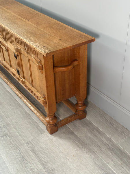 Rupert Griffiths Arts & Crafts English Oak long Sideboard