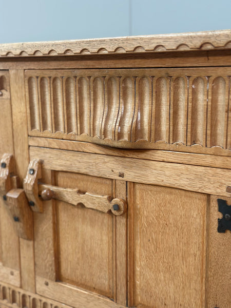 Rupert Griffiths Arts & Crafts English Oak long Sideboard