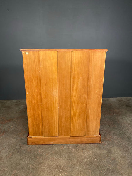Large 20th Century Figured Mahogany Chest Of Drawers