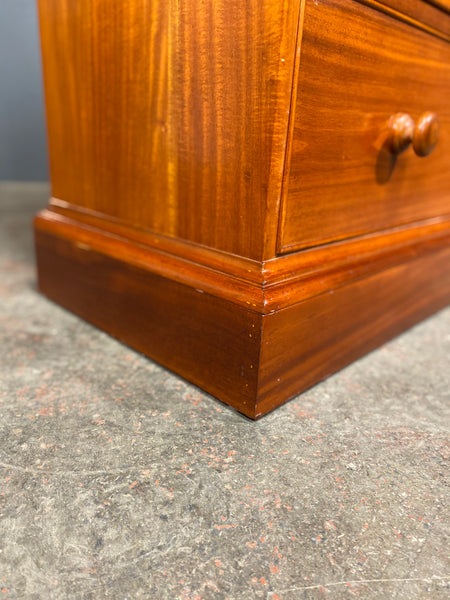 Large 20th Century Figured Mahogany Chest Of Drawers