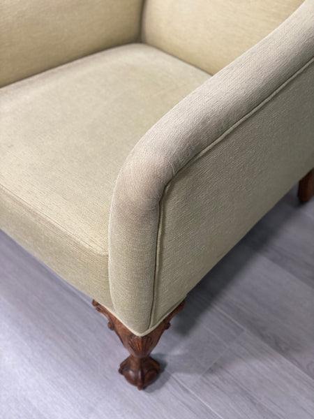 Early 20th Century Ball And Claw Armchair