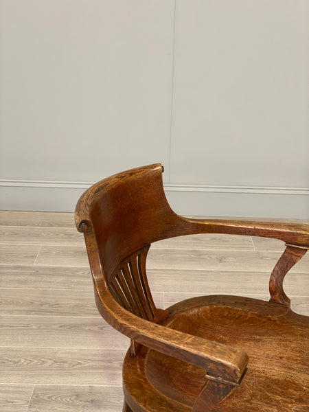 19th Century Oak Desk Chair