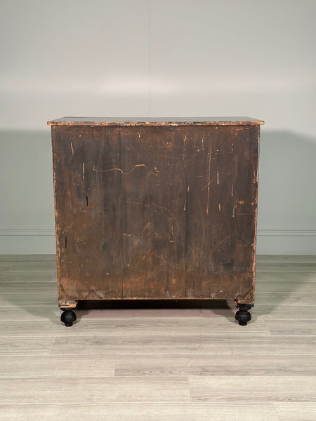 Regency Ebonised Chest Of Drawers