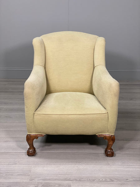 Early 20th Century Ball And Claw Armchair