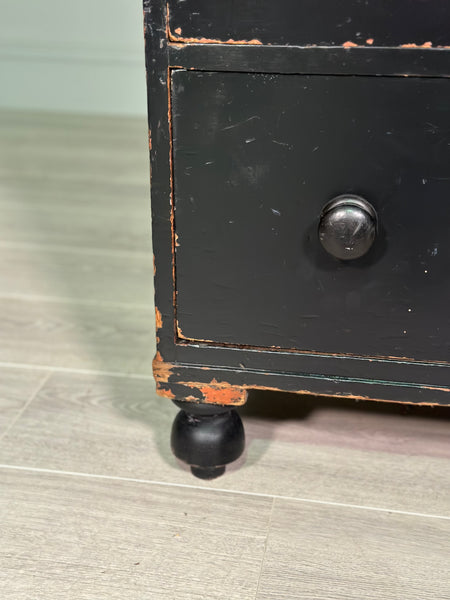 Regency Ebonised Chest Of Drawers