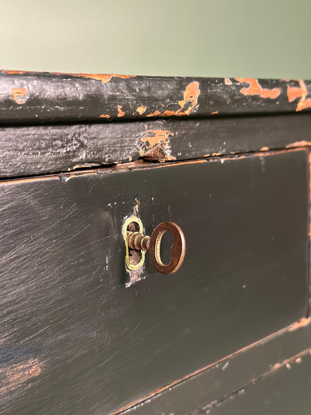Regency Ebonised Chest Of Drawers