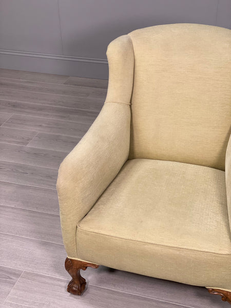 Early 20th Century Ball And Claw Armchair