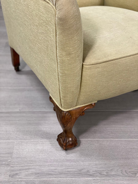 Early 20th Century Ball And Claw Armchair