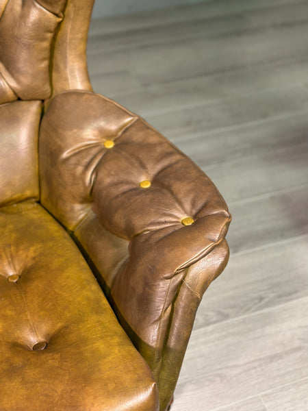 Mid 20th Century Danish Leather Egg Chair