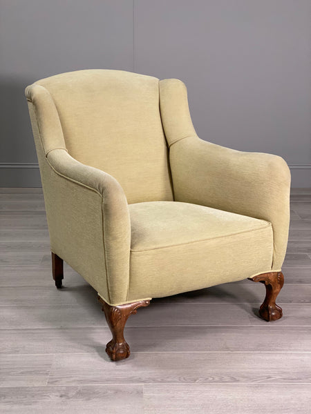 Early 20th Century Ball And Claw Armchair