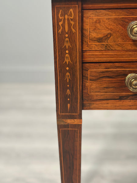Sheraton Revival Rosewood Writing Table