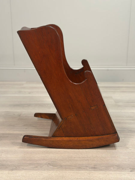 Small Burr Elm Rocking Chair c1880