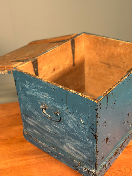 Victorian Pine Chest In Paint