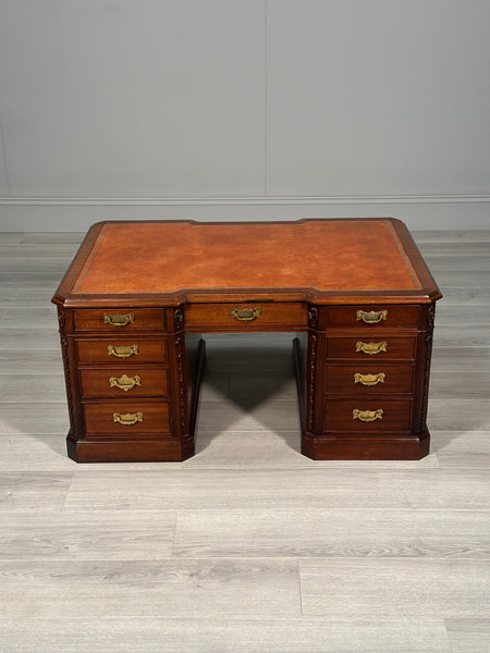Georgian Furnishing Co. Mahogany Minature Executive Desk, Coffee Table