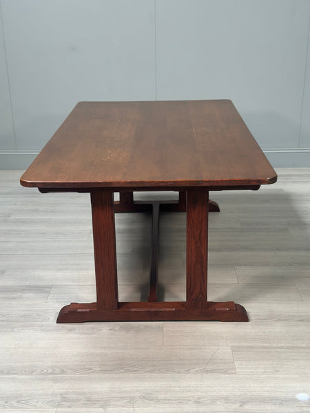Arts & Crafts Oak Refectory Table