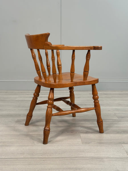Antique Oak Captain’s Chair C.1910