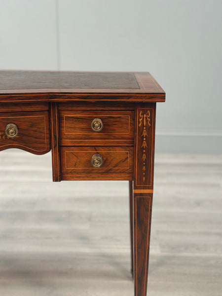 Sheraton Revival Rosewood Writing Table