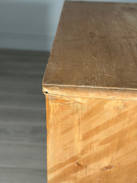 Victorian Pine Chest Of Drawers
