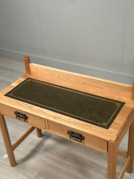 Arts & Crafts Style Oak Writing Desk