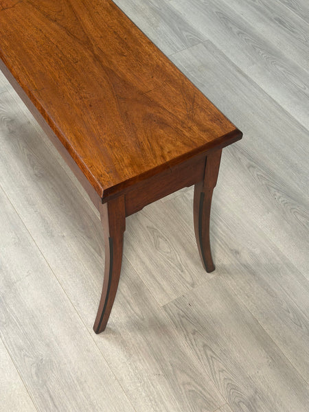 19th Century Walnut Piano Stool
