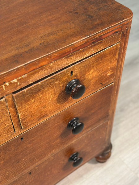 Antique Chest Of Drawers In Scumble Paint