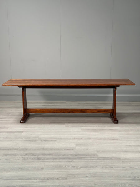 Large Antique Oak Refectory Table