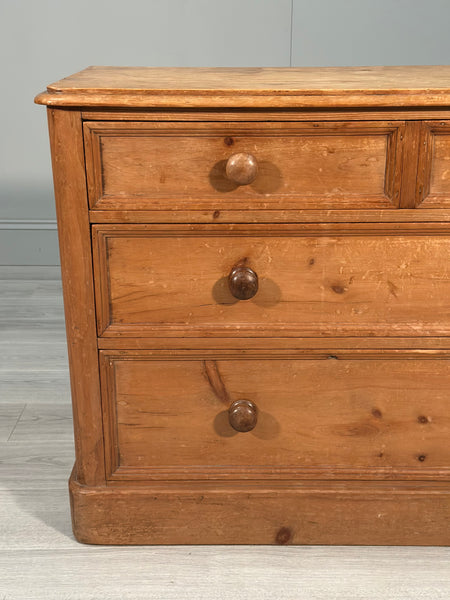 Victorian Pine Chest Of Drawers