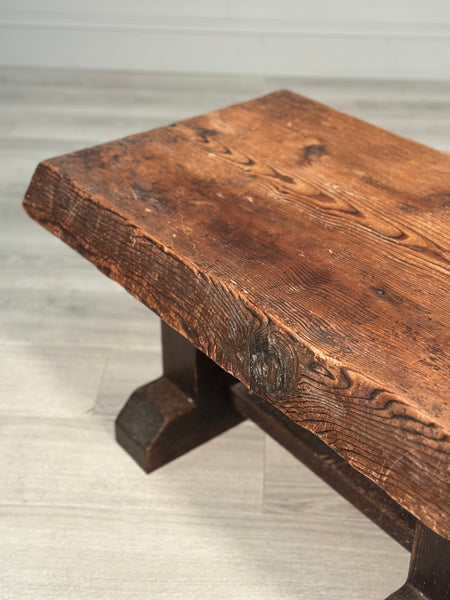 Chunky Natural Antique Coffee Table