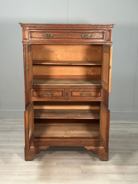 Antique French Oak Cupboard