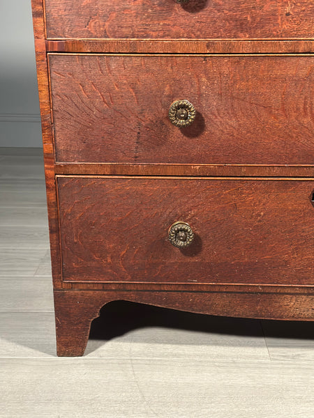 Georgian Oak Chest Of Drawers