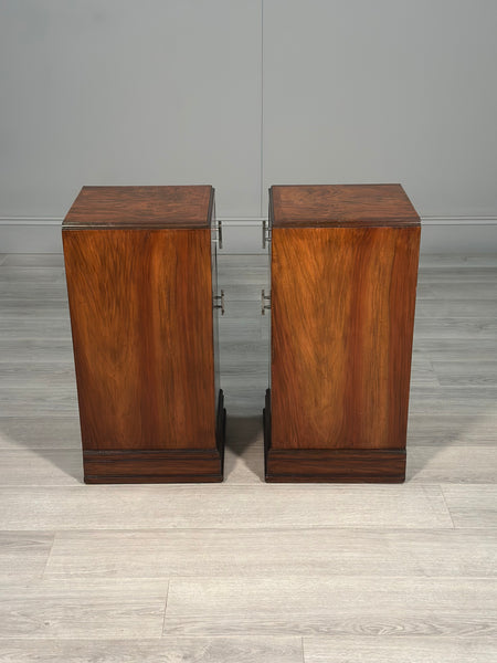 Pair Of Original Art Deco Bedside Cabinets