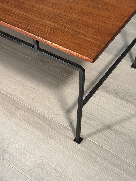 1960’s Teak and Steel Coffee Table