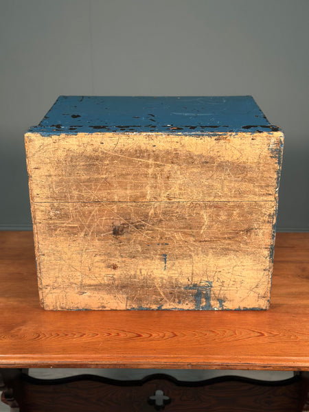 Victorian Pine Chest In Paint