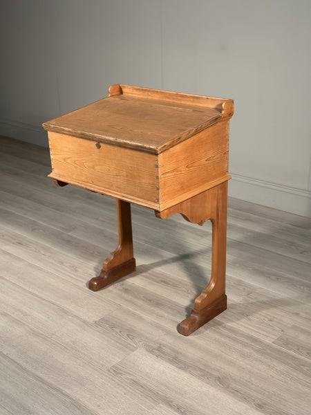 Victorian Pine School Desk