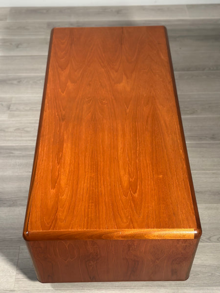 Large Double Sided Teak Coffee Table C.1980
