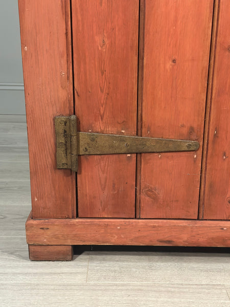 Large Victorian Pine Larder Cupboard