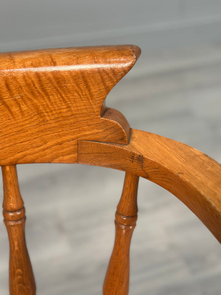 Antique Oak Captain’s Chair C.1910