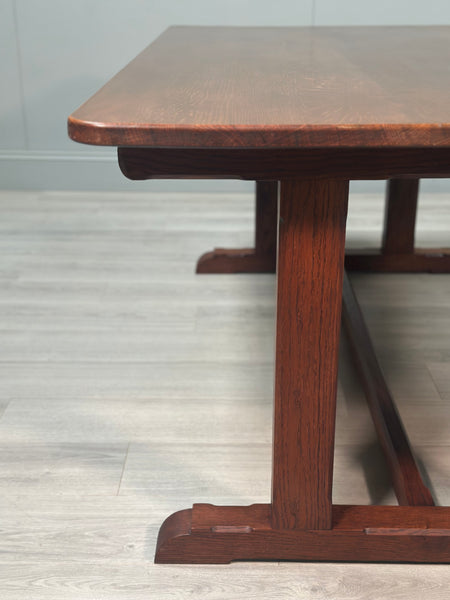 Arts & Crafts Oak Refectory Table