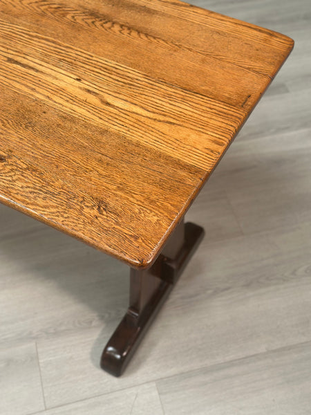 Large Arts & Crafts Oak Refectory Table