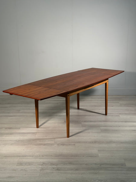 Danish Teak And Oak Dining Table By Farstrup Mobler C.1960